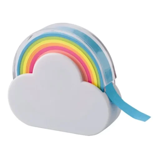 Gift Campaign Dispenser a nastro a forma di nuvola con memo sticker in più colori> Gadget Per L'Ufficio