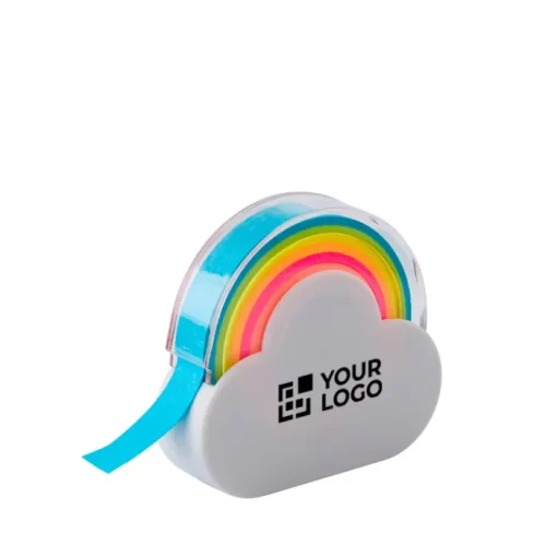 Gift Campaign Dispenser a nastro a forma di nuvola con memo sticker in più colori> Gadget Per L'Ufficio