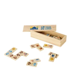 Gift Campaign Domino personalizzato bambini soggetti di animali in scatola Animlfun> Giochi E Passatempo