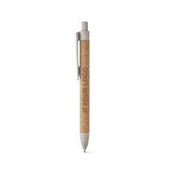 Gift Campaign Ecologiche penne a sfera personalizzate inchiostro blu Straw Fibre></noscript> Penne Ecologiche