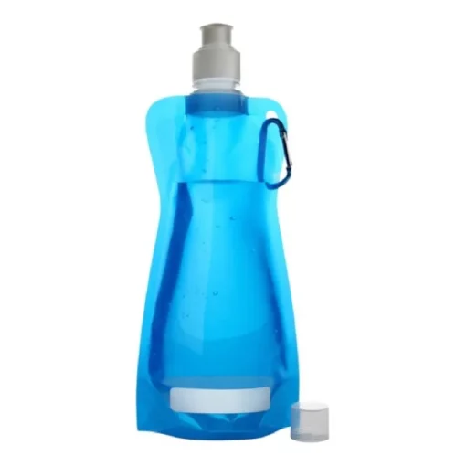 Gift Campaign Economica bottiglia d'acqua pubblicitaria pieghevole 420ml Rebel> Gadget Per La Scuola|Borracce In Plastica