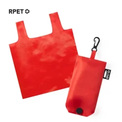 Gift Campaign Economiche shopper richiudibili personalizzate in RPET Fold & Hook> Borse Di Tela Personalizzate