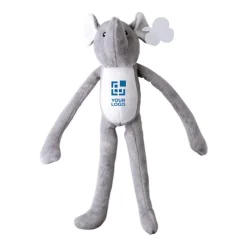 Gift Campaign Elefante di peluche con velcro sulle zampe lunghe ed etichetta></noscript> Peluche