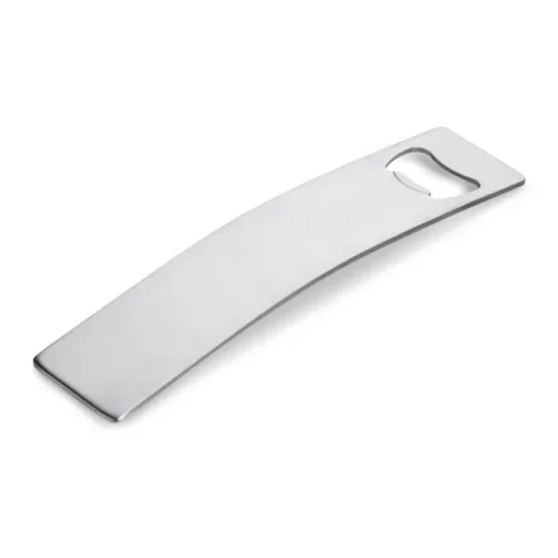 Gift Campaign Elegante apribottiglie con logo in acciaio inox Curvus> Apribottiglie Personalizzati