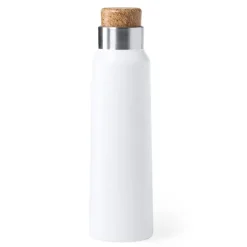 Gift Campaign Elegante borraccia con tappo in finto sughero 770ml Cork Design> Borracce Di Metallo