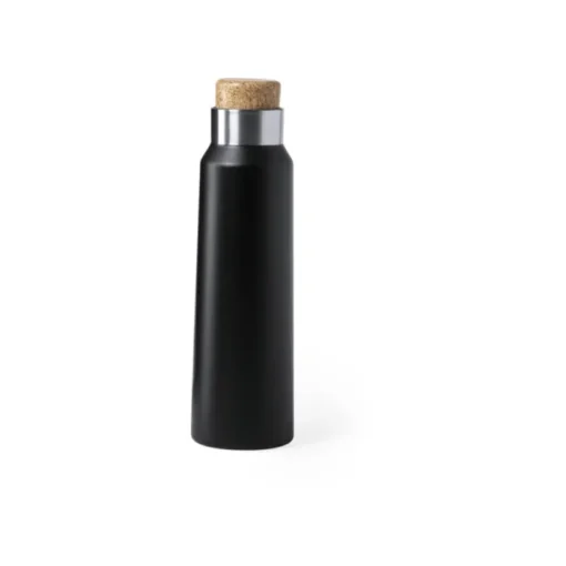 Gift Campaign Elegante borraccia con tappo in finto sughero 770ml Cork Design> Borracce Di Metallo
