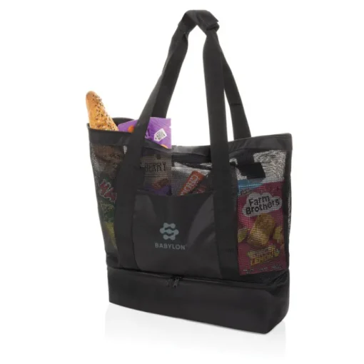 Gift Campaign Elegante borsa termica 2 in 1 in RPET con rivestimento in PEVA da 20L> Borse Termiche