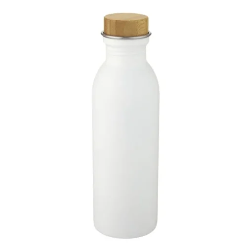 Gift Campaign Elegante bottiglia in acciaio inox con tappo in bambù 650ml Glorious> Borracce Di Metallo