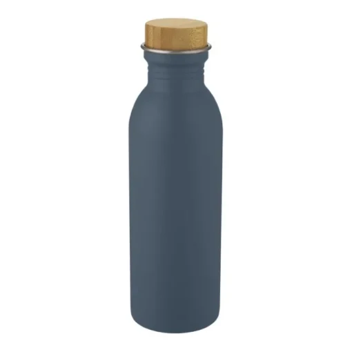 Gift Campaign Elegante bottiglia in acciaio inox con tappo in bambù 650ml Glorious> Borracce Di Metallo
