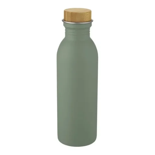 Gift Campaign Elegante bottiglia in acciaio inox con tappo in bambù 650ml Glorious> Borracce Di Metallo