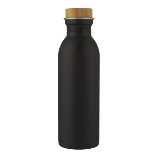 Gift Campaign Elegante bottiglia in acciaio inox con tappo in bambù 650ml Glorious> Borracce Di Metallo