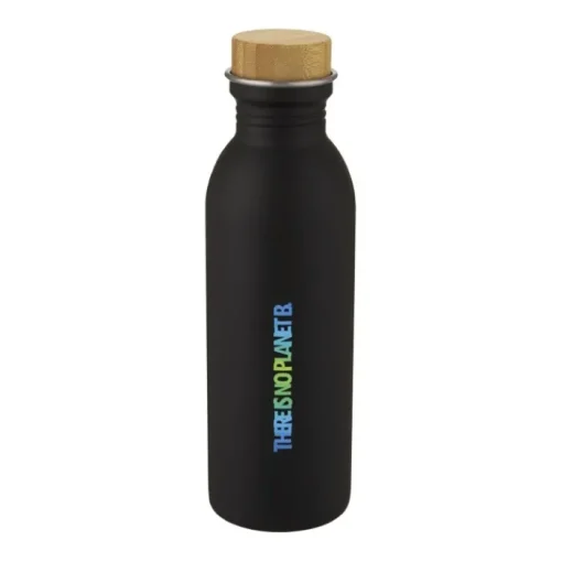 Gift Campaign Elegante bottiglia in acciaio inox con tappo in bambù 650ml Glorious> Borracce Di Metallo