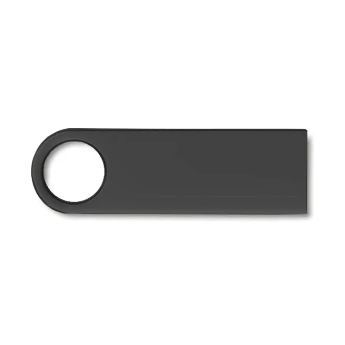 Gift Campaign Elegante e compatta USB in alluminio per portachiavi Compacto Round> Chiavette Usb Di Metallo