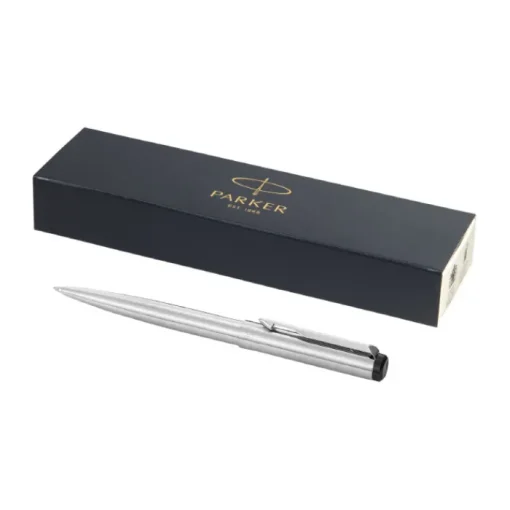 Gift Campaign Elegante penna a sfera personalizzata inchiostro blu Parker Vector Inox> Penne In Metallo