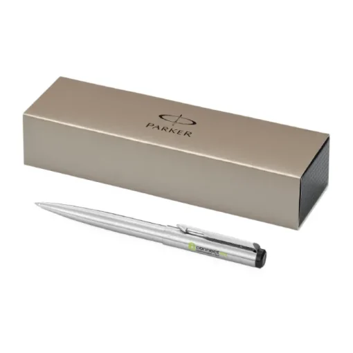 Gift Campaign Elegante penna a sfera personalizzata inchiostro blu Parker Vector Inox> Penne In Metallo