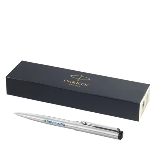 Gift Campaign Elegante penna a sfera personalizzata inchiostro blu Parker Vector Inox> Penne In Metallo