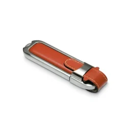 Gift Campaign Esclusive USB personalizzabile con logo in pelle e metallo Datashield> Chiavette Usb Di Metallo