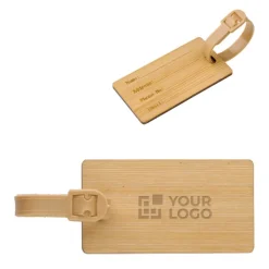 Gift Campaign Etichetta per bagaglio in bambù con cinturino in plastica></noscript> Accessori Da Viaggio