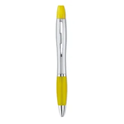 Gift Campaign Evidenziatore 2 in 1 con penna impugnatura in gomma refill blu Color> Evidenziatori|Gadget Per L'Ufficio