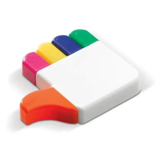 Gift Campaign Evidenziatore a forma di like con 5 colori differenti> Evidenziatori