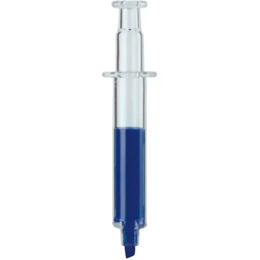 Gift Campaign Evidenziatore a forma di siringa trasparente disponibile in 4 colori> Evidenziatori