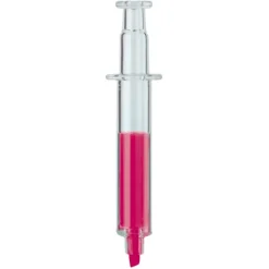Gift Campaign Evidenziatore a forma di siringa trasparente disponibile in 4 colori></noscript> Evidenziatori