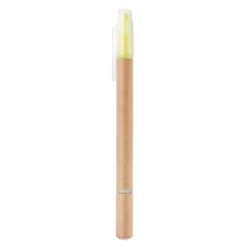 Gift Campaign Evidenziatore in cartone 2 in 1 con penna refill blu Duo Carton></noscript> Evidenziatori