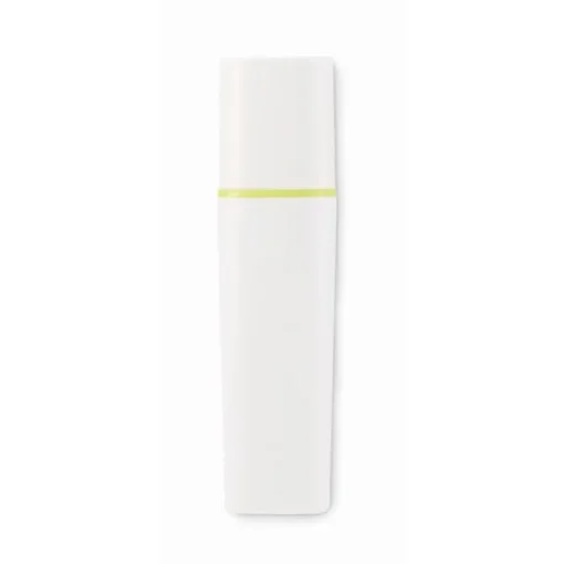 Gift Campaign Evidenziatore giallo, rosa o arancione con corpo bianco in rPET> Evidenziatori