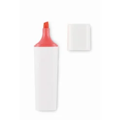 Gift Campaign Evidenziatore giallo, rosa o arancione con corpo bianco in rPET></noscript> Evidenziatori