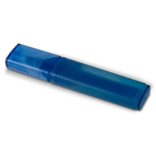 Gift Campaign Evidenziatore in rPET trasparente blu disponibile in giallo rosa e blu> Evidenziatori
