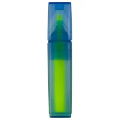 Gift Campaign Evidenziatore in rPET trasparente blu disponibile in giallo rosa e blu></noscript> Evidenziatori