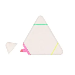 Gift Campaign Evidenziatore personalizzabile in fibra di grano con 3 colori diversi> Evidenziatori