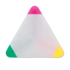 Gift Campaign Evidenziatore pubblicitario triangolare 3 colori Triangle Green> Evidenziatori