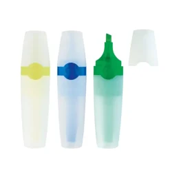 Gift Campaign Evidenziatori aziendali in 3 colori con copro trasparente Clear Mark></noscript> Gadget Per La Scuola|Gadget Per L'Ufficio