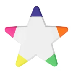 Gift Campaign Evidenziatori pubblicitari a forma di stella 5 colorazioni Star> Evidenziatori