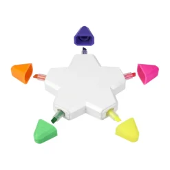 Gift Campaign Evidenziatori pubblicitari a forma di stella 5 colorazioni Star> Evidenziatori