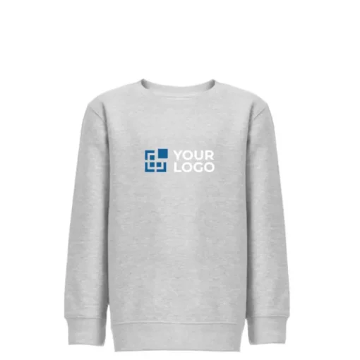 Gift Campaign Felpa bambino in cotone e poliestere riciclato 300g/m2 THC DELTA KIDS> Felpe Personalizzate