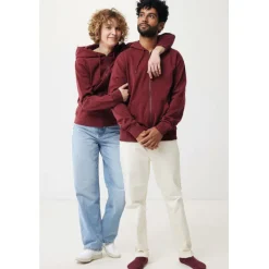 Gift Campaign Felpa con zip slim fit in cotone ecologico da 340 g/m2 Iqoniq><noscript><img width=