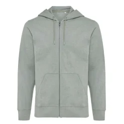 Gift Campaign Felpa con zip slim fit in cotone ecologico da 340 g/m2 Iqoniq><noscript><img width=