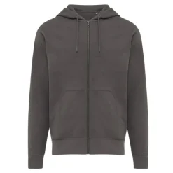 Gift Campaign Felpa con zip slim fit in cotone ecologico da 340 g/m2 Iqoniq><noscript><img width=