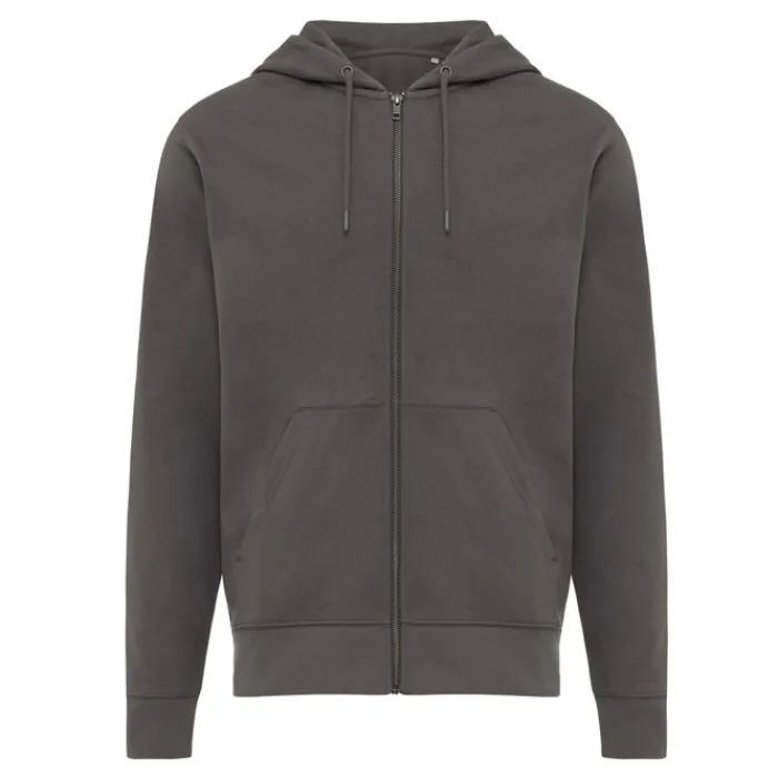 Gift Campaign Felpa con zip slim fit in cotone ecologico da 340 g/m2 Iqoniq> Felpe Personalizzate