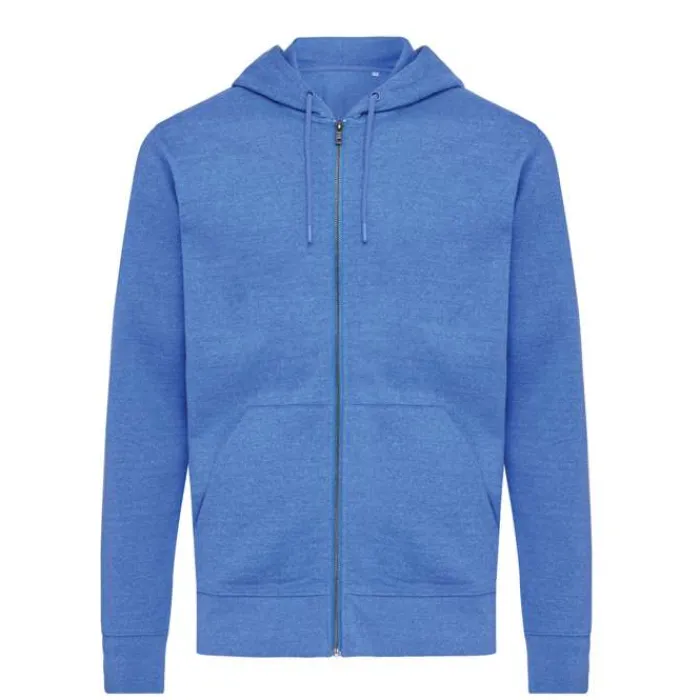 Gift Campaign Felpa con zip slim fit in cotone ecologico da 340 g/m2 Iqoniq> Felpe Personalizzate