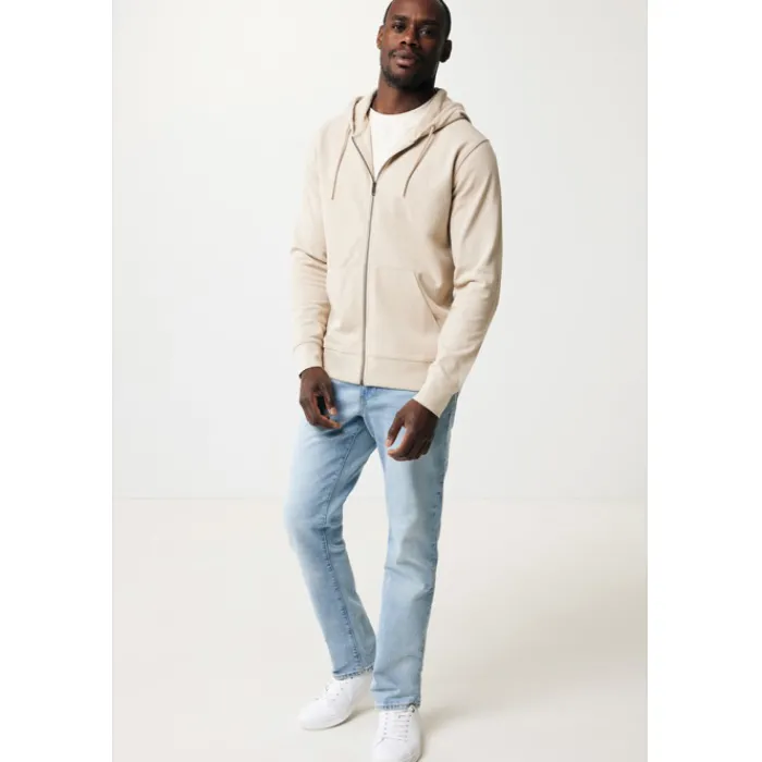 Gift Campaign Felpa con zip slim fit in cotone ecologico da 340 g/m2 Iqoniq> Felpe Personalizzate