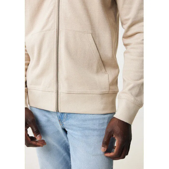 Gift Campaign Felpa con zip slim fit in cotone ecologico da 340 g/m2 Iqoniq> Felpe Personalizzate