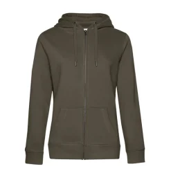 Gift Campaign Felpa da donna con zip completa in cotone e poliestere 280 g/m2 B&C></noscript> Felpe Personalizzate