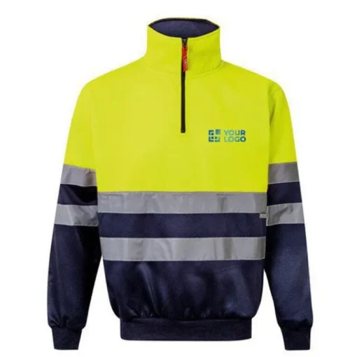Gift Campaign Felpa da lavoro extra large collo alto pile poliestere 300g/m2 Velilla> Pile E Giacchetti Termici