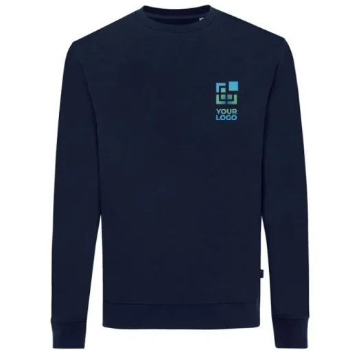 Gift Campaign Felpa girocollo casual fit in cotone ecologico da 340 g/m2 Iqoniq> Felpe Personalizzate