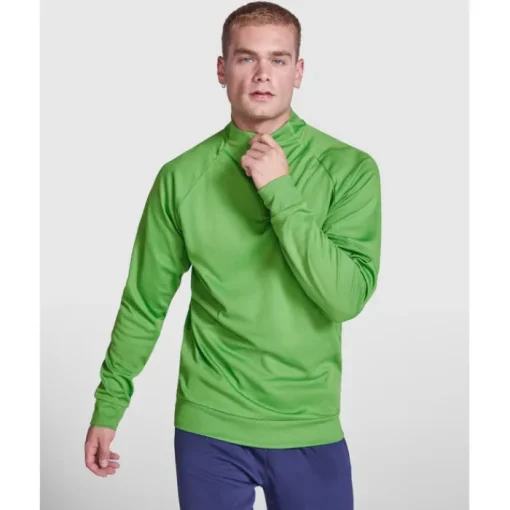 Gift Campaign Felpa in poliestere con mezza zip 200 g/m2 Roly Direct Epiro> Felpe Personalizzate
