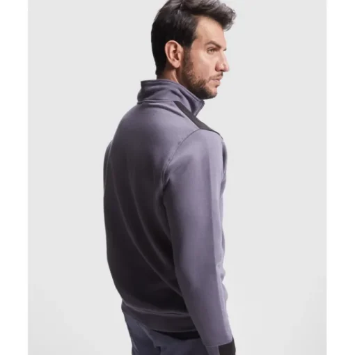 Gift Campaign Felpa lavoro con mezza zip in cotone e poliestere 280g/m2 Roly Maverick> Felpe Personalizzate