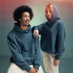 Gift Campaign Felpa oversize unisex ecologica con cappuccio da 350 g/m2 B&C> Felpe Personalizzate